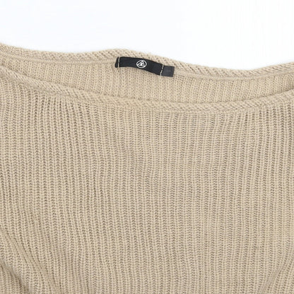 Womens UK Size S Missguided Grey Pullover Jumper