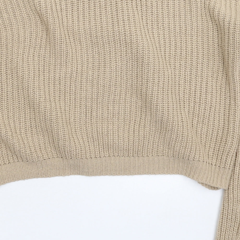 Womens UK Size S Missguided Grey Pullover Jumper