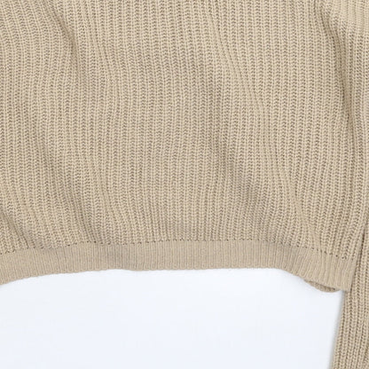 Womens UK Size S Missguided Grey Pullover Jumper