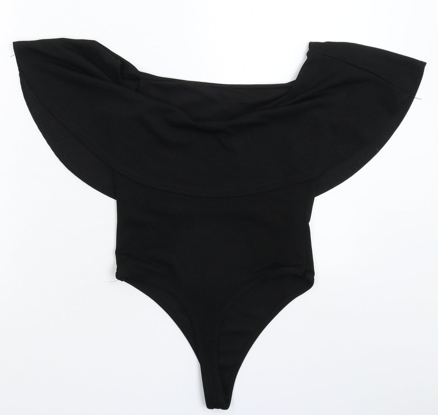 Club L Womens Black   Bodysuit One-Piece Size 6