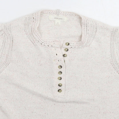 Womens UK Size 12 Marks and Spencer Grey Pullover Jumper
