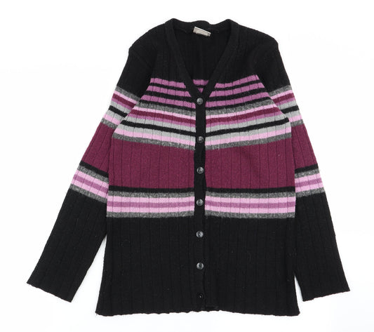 Womens UK Size M mackays Multicoloured Cardigan Jumper