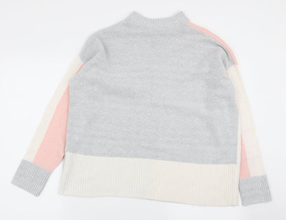 Asda George Womens Multicoloured Geometric  Pullover Jumper Size M