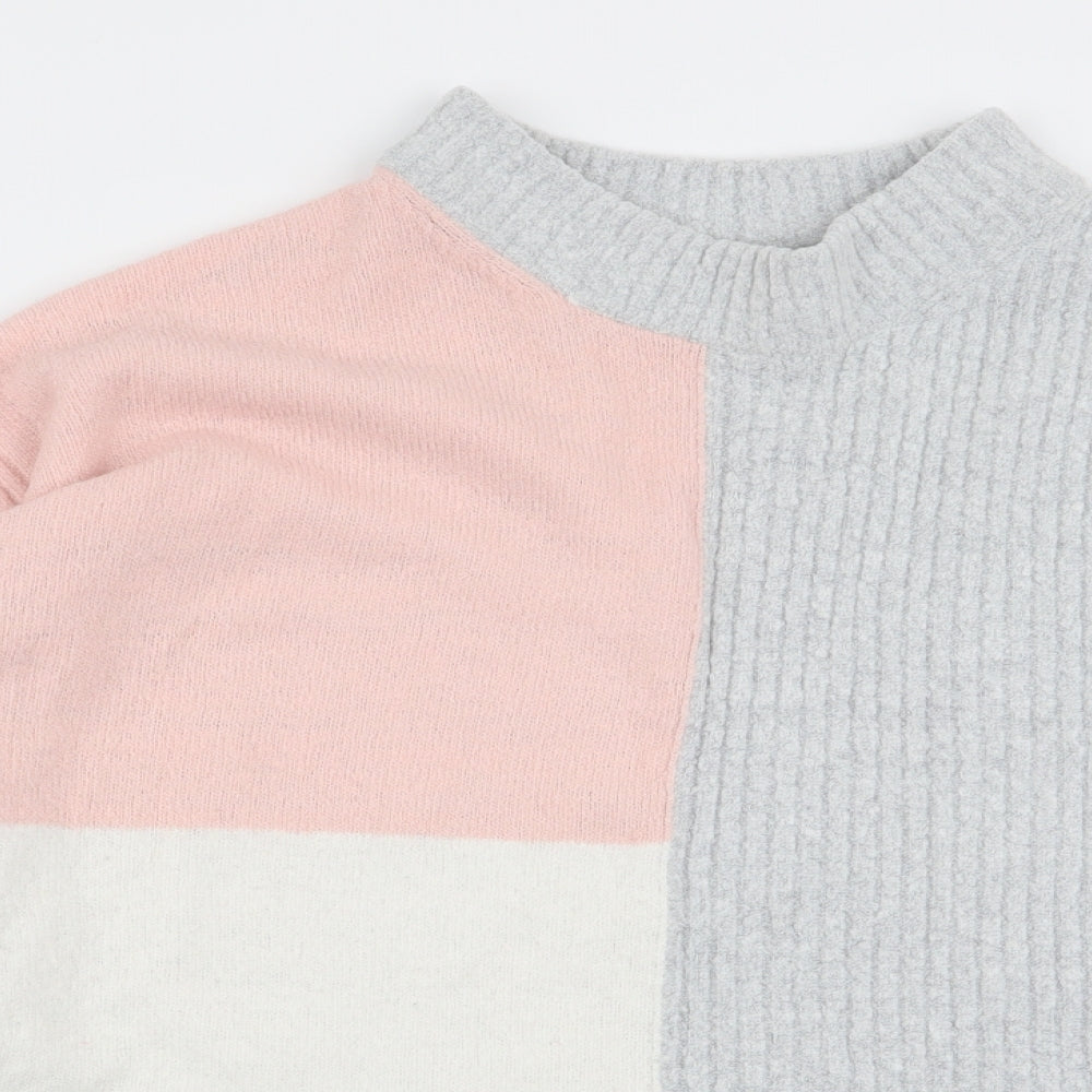 Asda George Womens Multicoloured Geometric  Pullover Jumper Size M