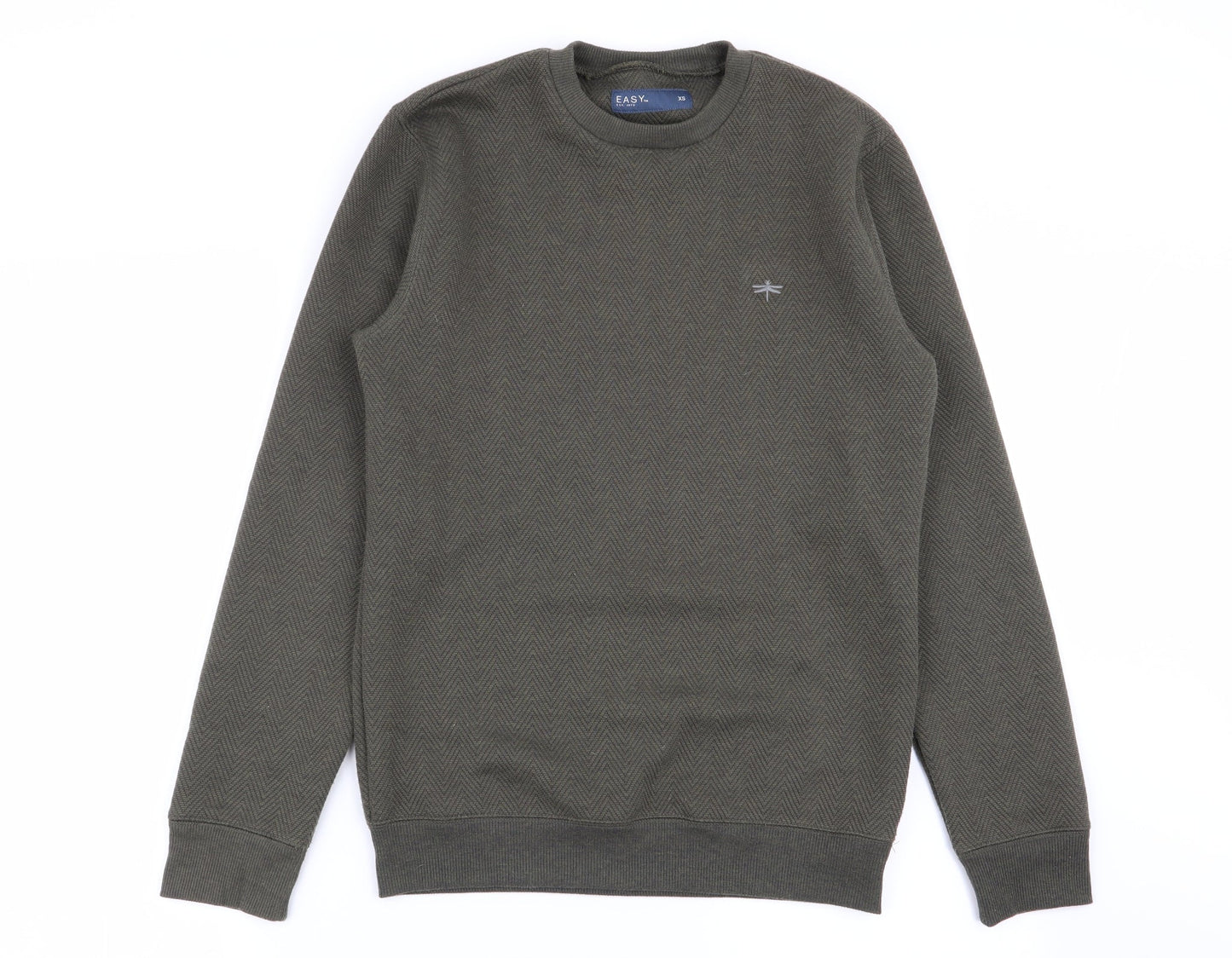 Easy Mens Green   Pullover Jumper Size S