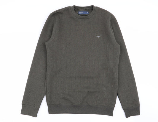 Easy Mens Green   Pullover Jumper Size S