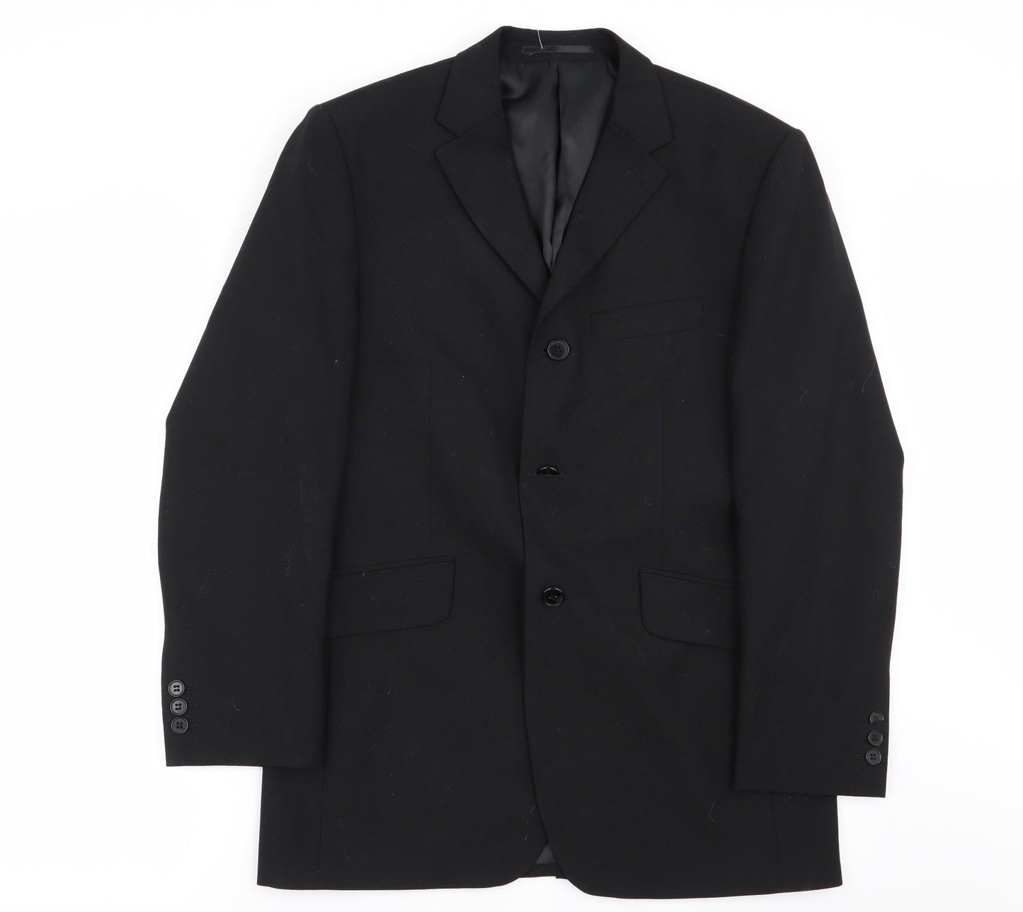 Mens UK Size 38 KJ Regular Black Suit Jacket