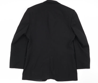 Mens UK Size 38 KJ Regular Black Suit Jacket