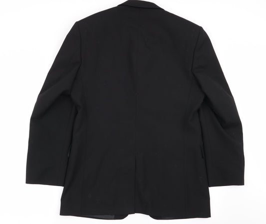 Mens UK Size 38 KJ Regular Black Suit Jacket