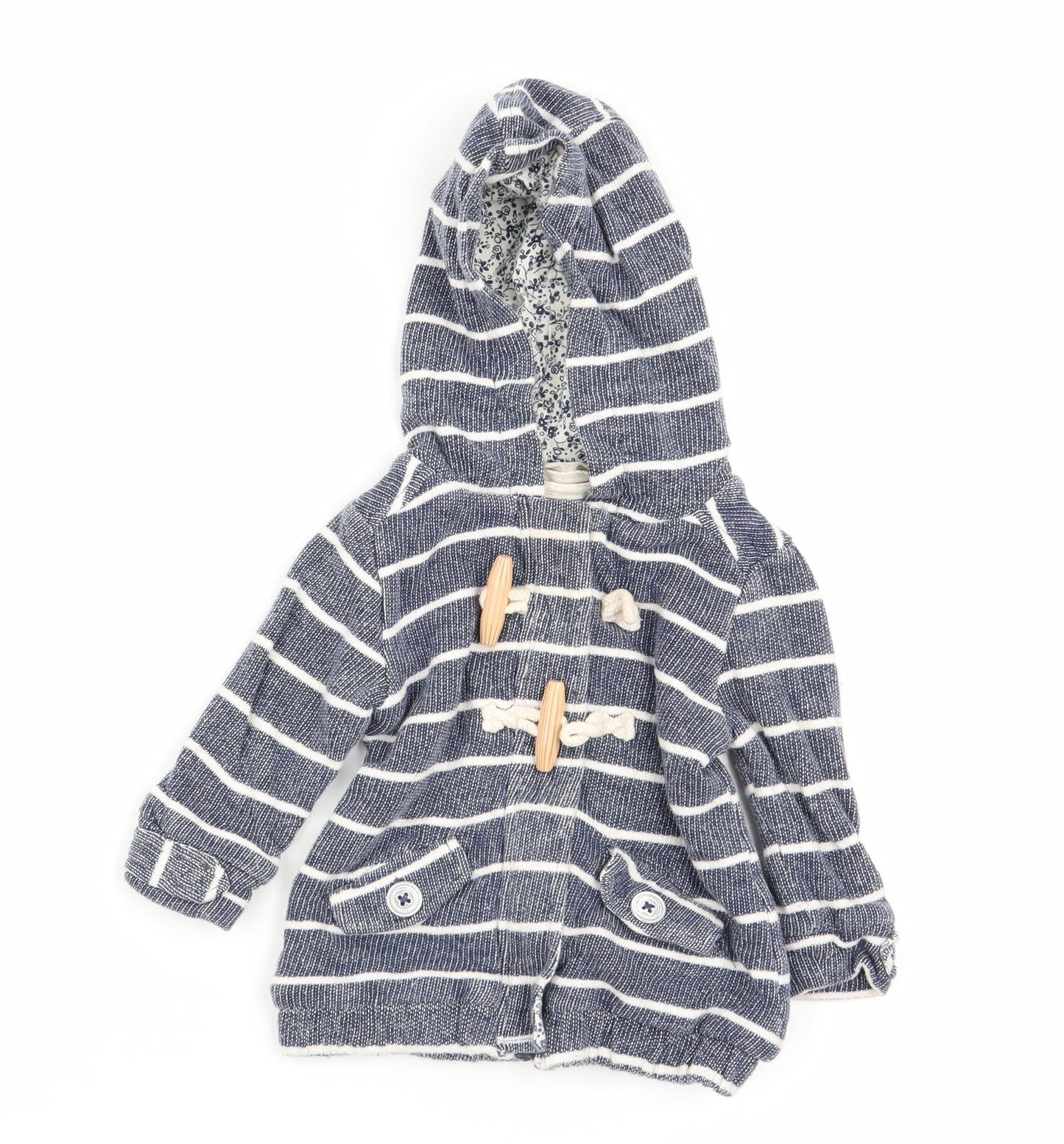 NEXT Girls Multicoloured Striped  Cardigan Jumper Size 3-6 Months