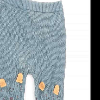 F&F Boys Green   Jogger Trousers Size 3-6 Months