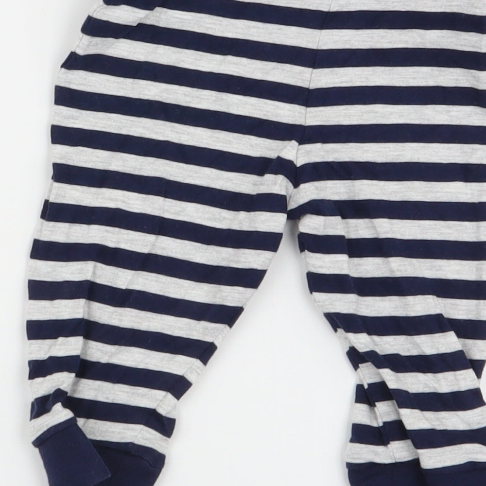 fred and flo Boys Multicoloured Striped  Babydoll Pyjama Pants Size 3-6 Months