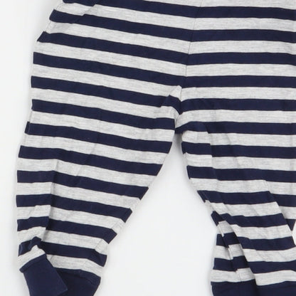 fred and flo Boys Multicoloured Striped  Babydoll Pyjama Pants Size 3-6 Months