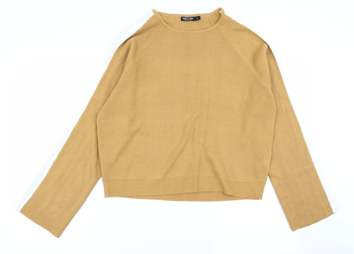 nastygal Womens Yellow   Pullover Jumper Size M