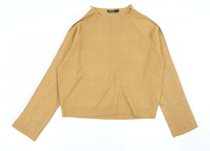 nastygal Womens Yellow   Pullover Jumper Size M