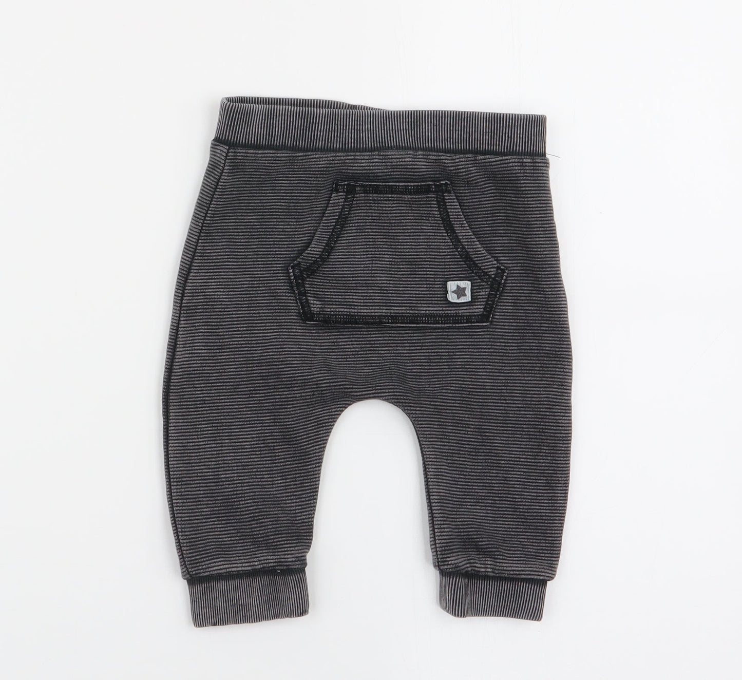 fred and flo Boys Multicoloured Striped  Jogger Trousers Size 3-6 Months
