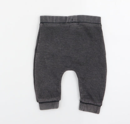 fred and flo Boys Multicoloured Striped  Jogger Trousers Size 3-6 Months