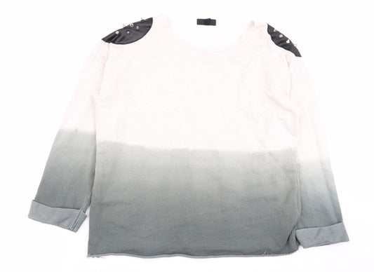 Womens UK Size 10 Topshop Multicoloured Pullover Jumper