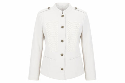 Front view of Very women’s pink jacket blazer, size UK 16