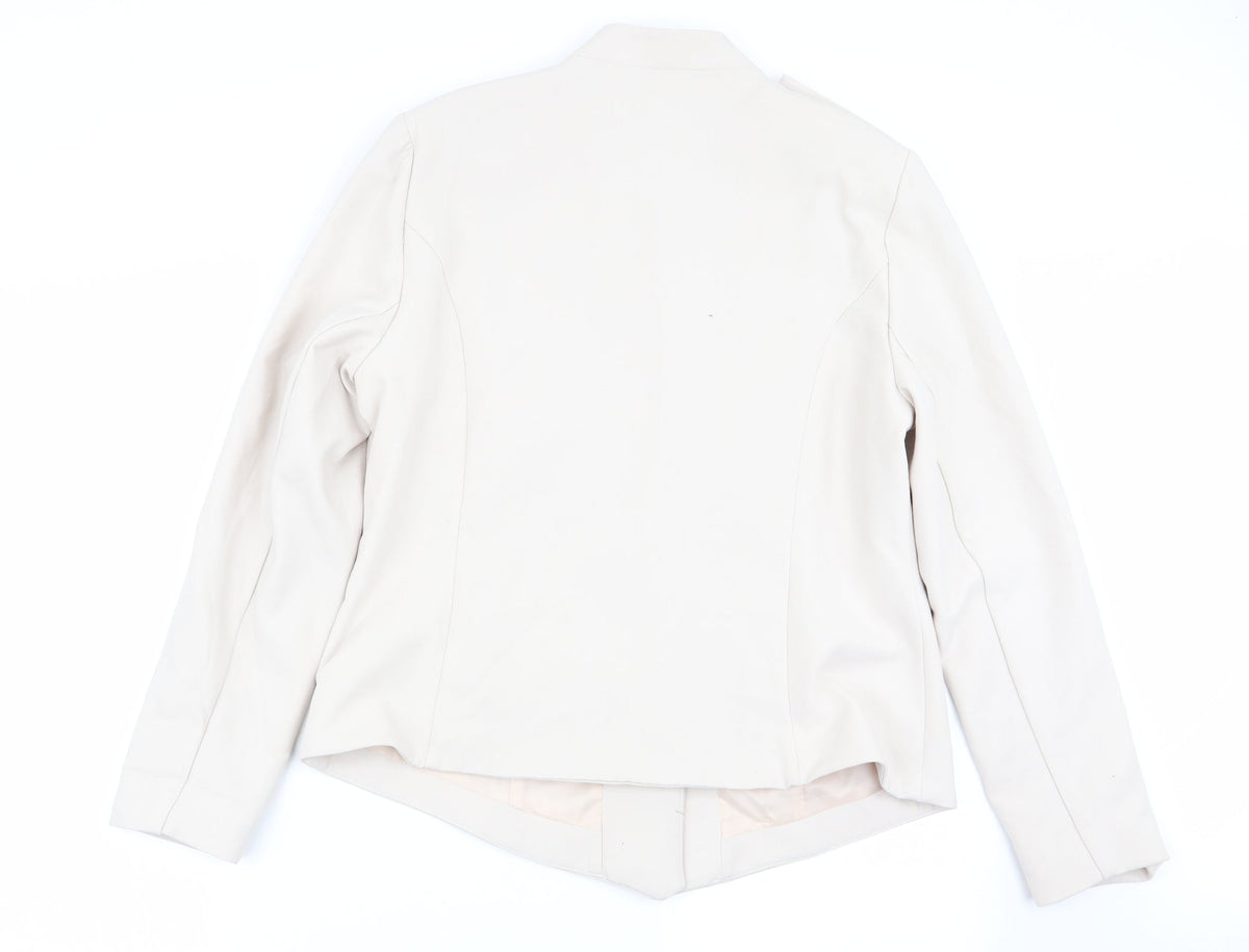 Back view of Very women’s pink jacket blazer, size UK 16