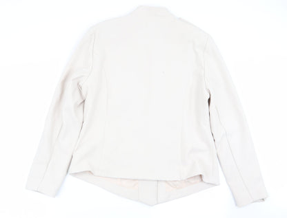Back view of Very women’s pink jacket blazer, size UK 16