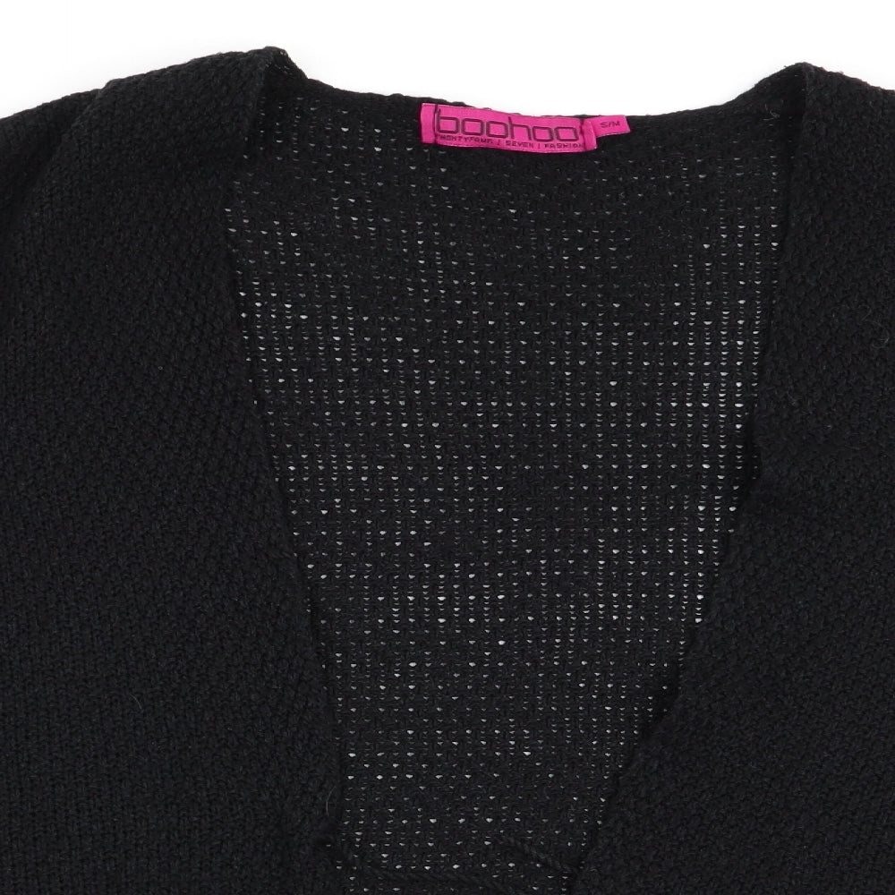 Boohoo Womens Black   Cardigan Jumper Size S