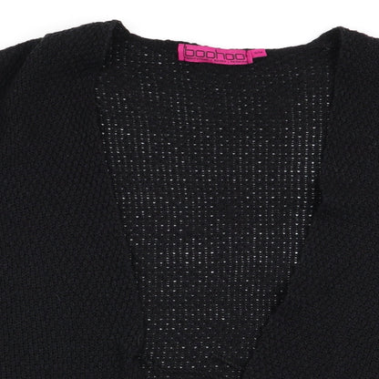Boohoo Womens Black   Cardigan Jumper Size S