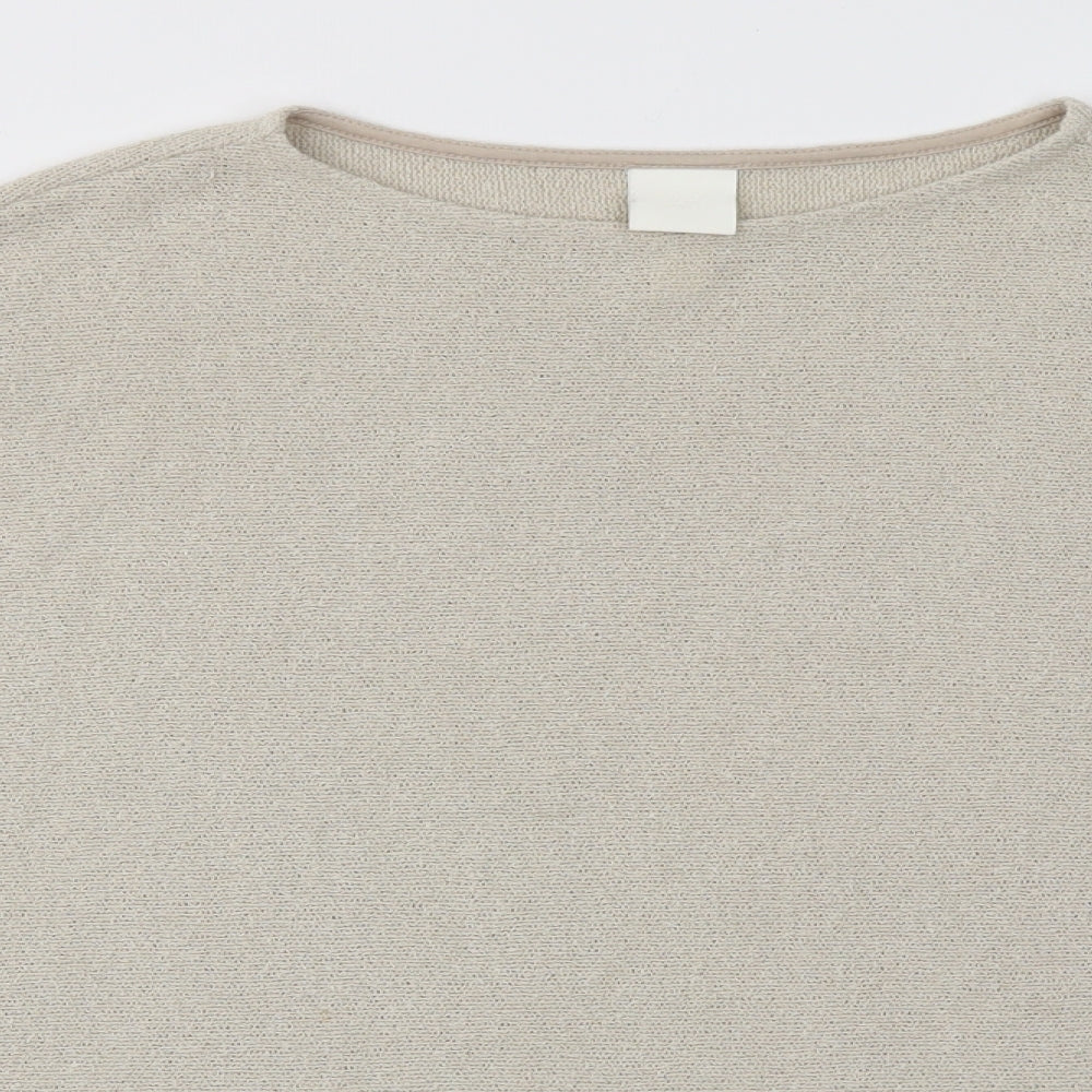 Womens UK Size S H&M Beige Pullover Jumper