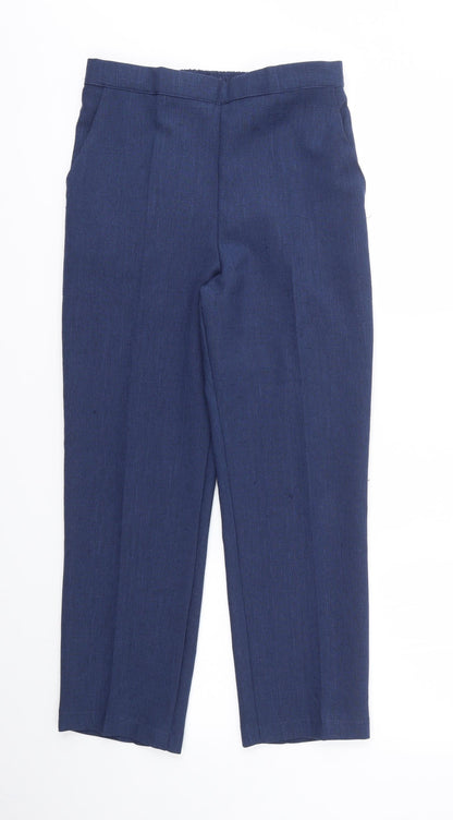 Womens UK Size 10 Preworn Regular Fit  Blue Trousers