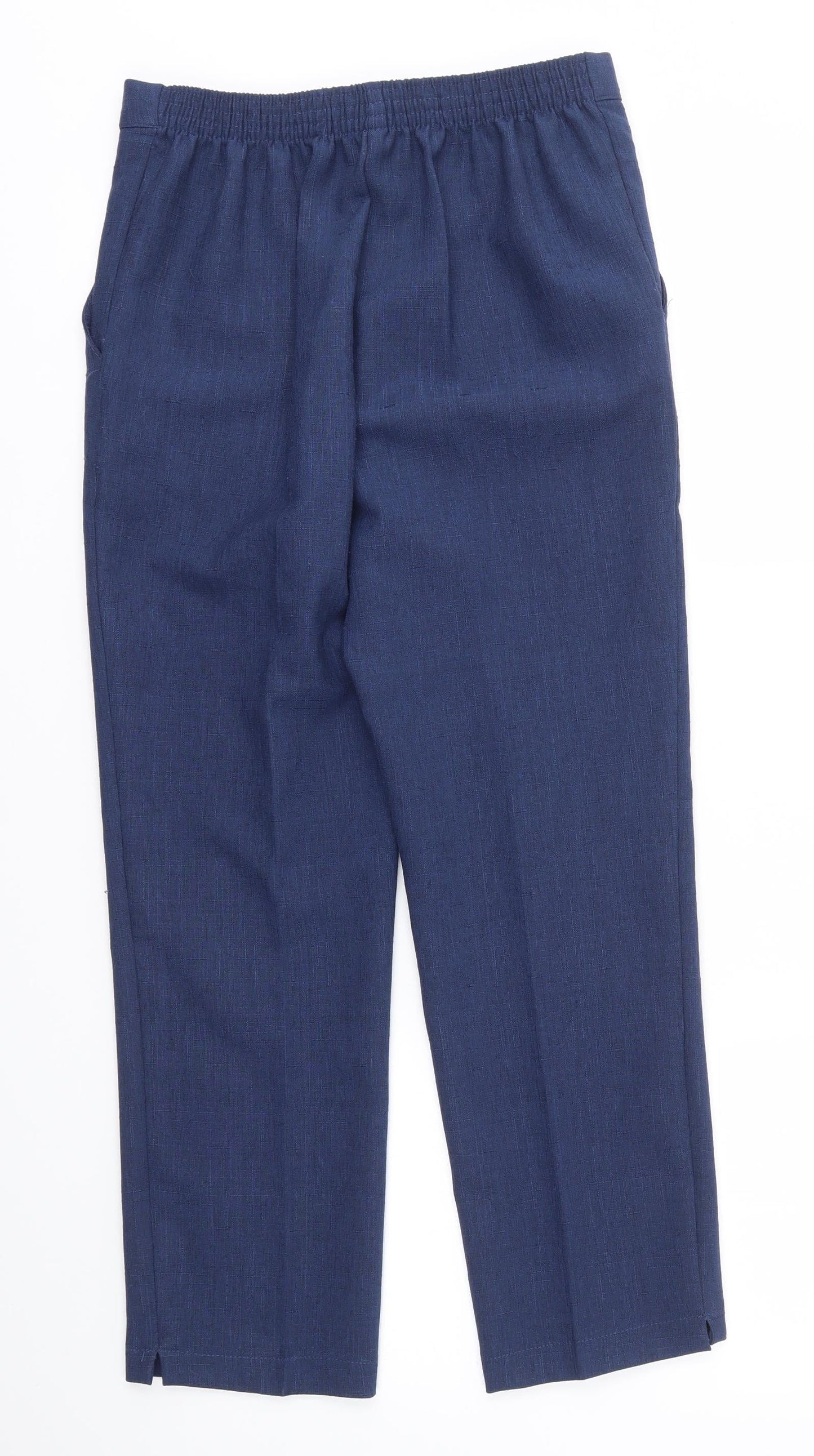 Womens UK Size 10 Preworn Regular Fit  Blue Trousers