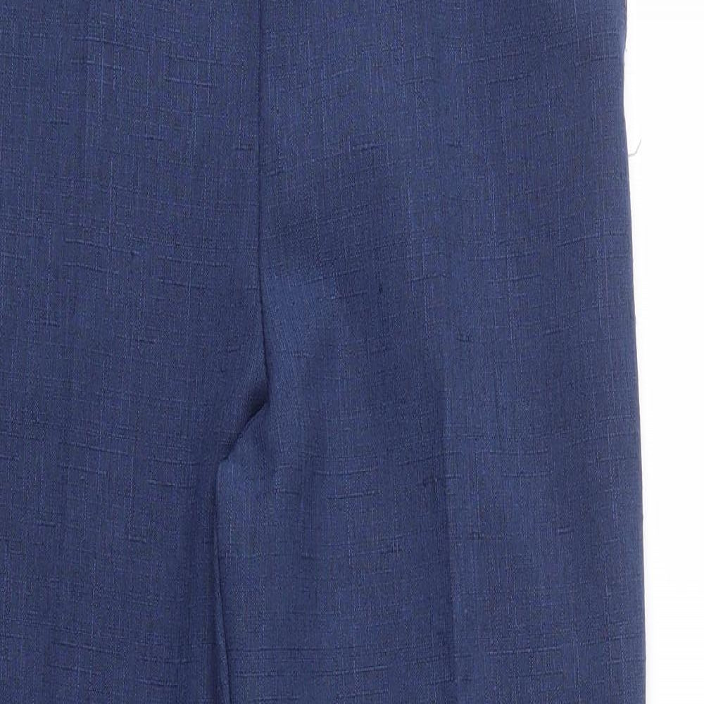 Womens UK Size 10 Preworn Regular Fit  Blue Trousers