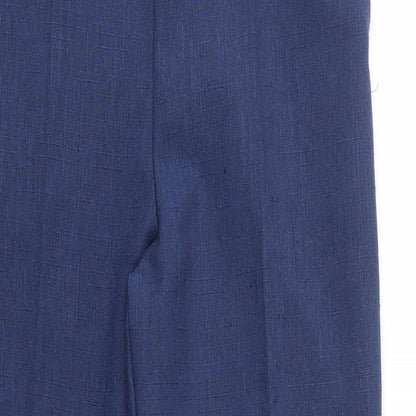 Womens UK Size 10 Preworn Regular Fit  Blue Trousers