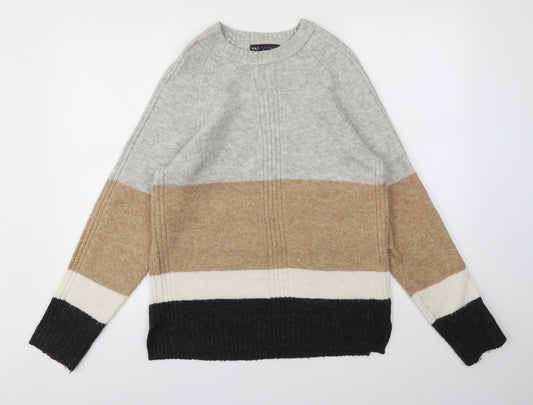 Womens UK Size S M&S Multicoloured Pullover Jumper
