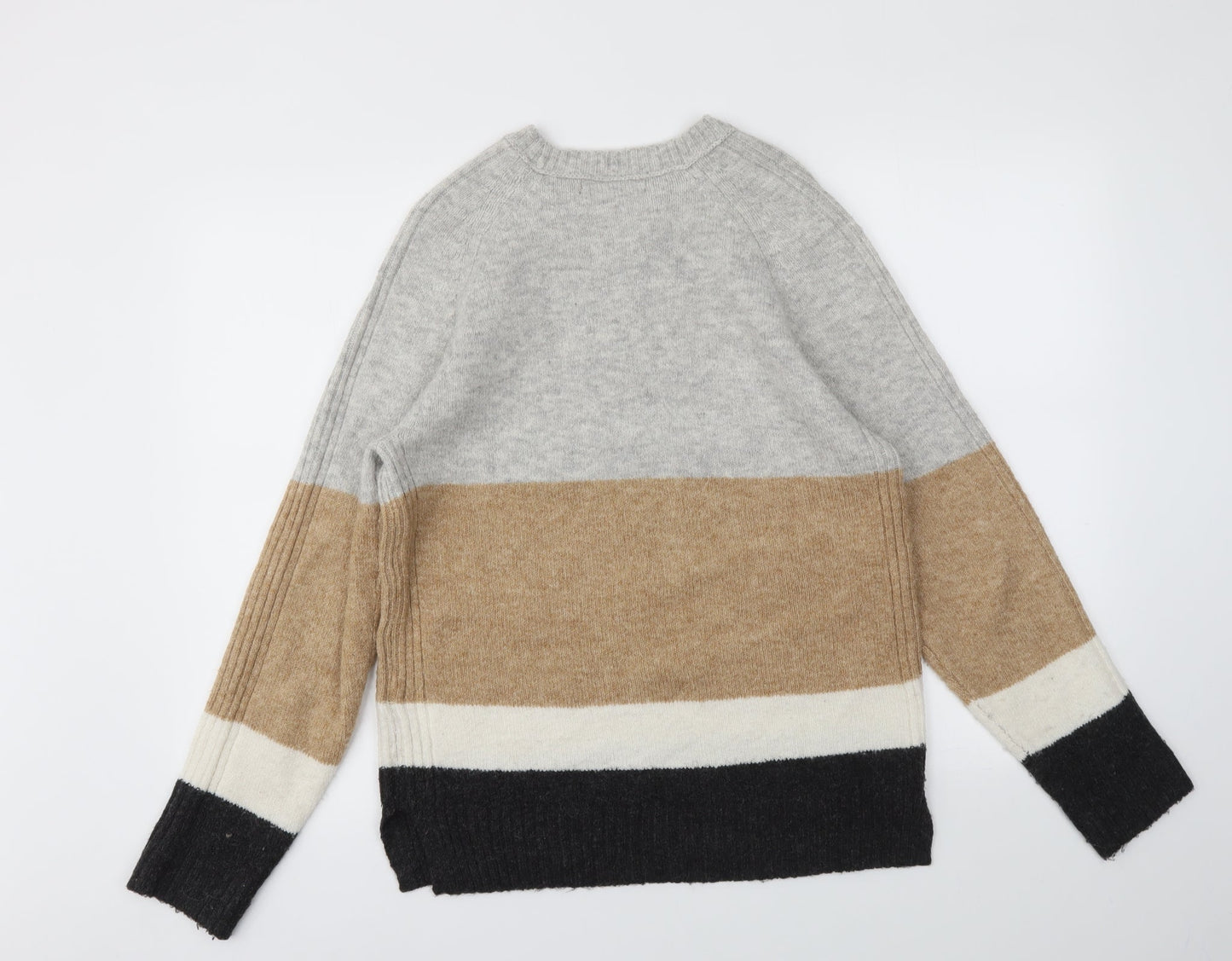 Womens UK Size S M&S Multicoloured Pullover Jumper