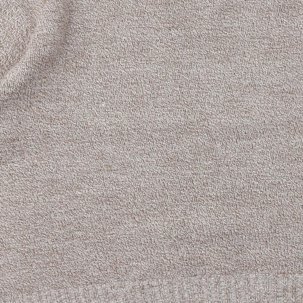 Womens UK Size M Pure & Natural Brown Pullover Jumper