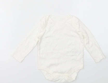 F&F Baby White   Babygrow One-Piece Size 3-6 Months