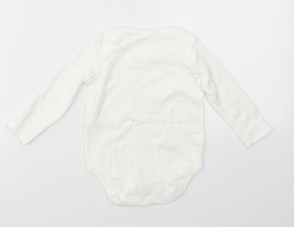 F&F Baby White   Babygrow One-Piece Size 3-6 Months