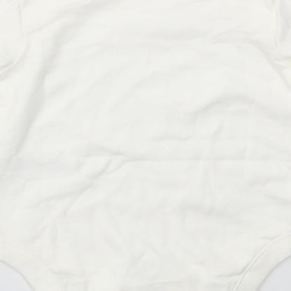 F&F Baby White   Babygrow One-Piece Size 3-6 Months