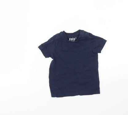 F&F Boys Blue   Basic T-Shirt Size 6-9 Months