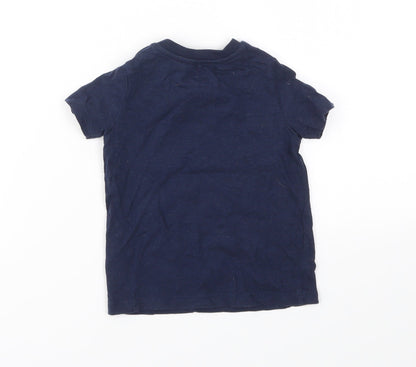 F&F Boys Blue   Basic T-Shirt Size 6-9 Months