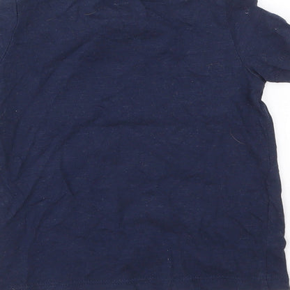 F&F Boys Blue   Basic T-Shirt Size 6-9 Months
