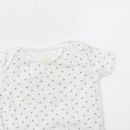 F&F Baby Multicoloured Argyle/Diamond  Babygrow One-Piece Size 6-9 Months