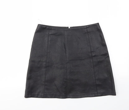 Primark Womens Black   Flare Skirt Size 10