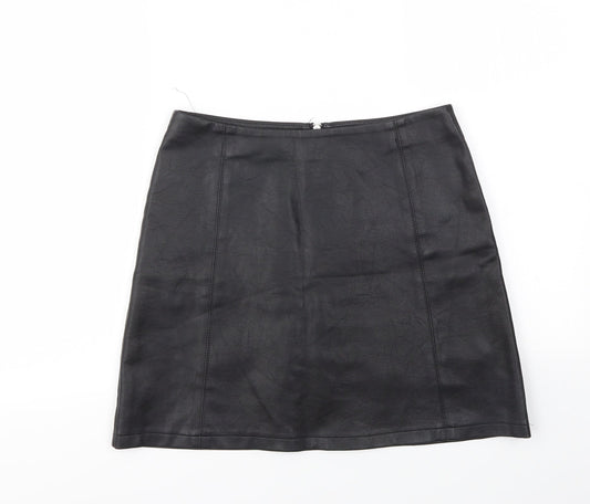 Primark Womens Black   Flare Skirt Size 10