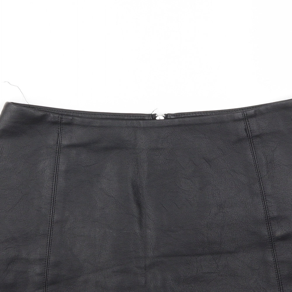Primark Womens Black   Flare Skirt Size 10