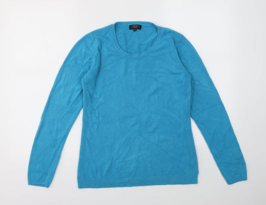 Womens UK Size 14 Matalan Blue Pullover Jumper