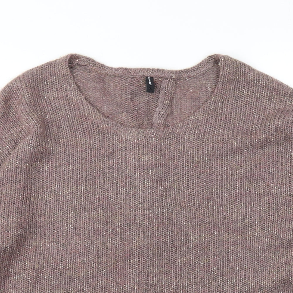 b.young Womens Purple   Pullover Jumper Size L