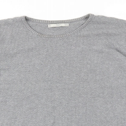 Womens UK Size M MNG Grey Pullover Jumper