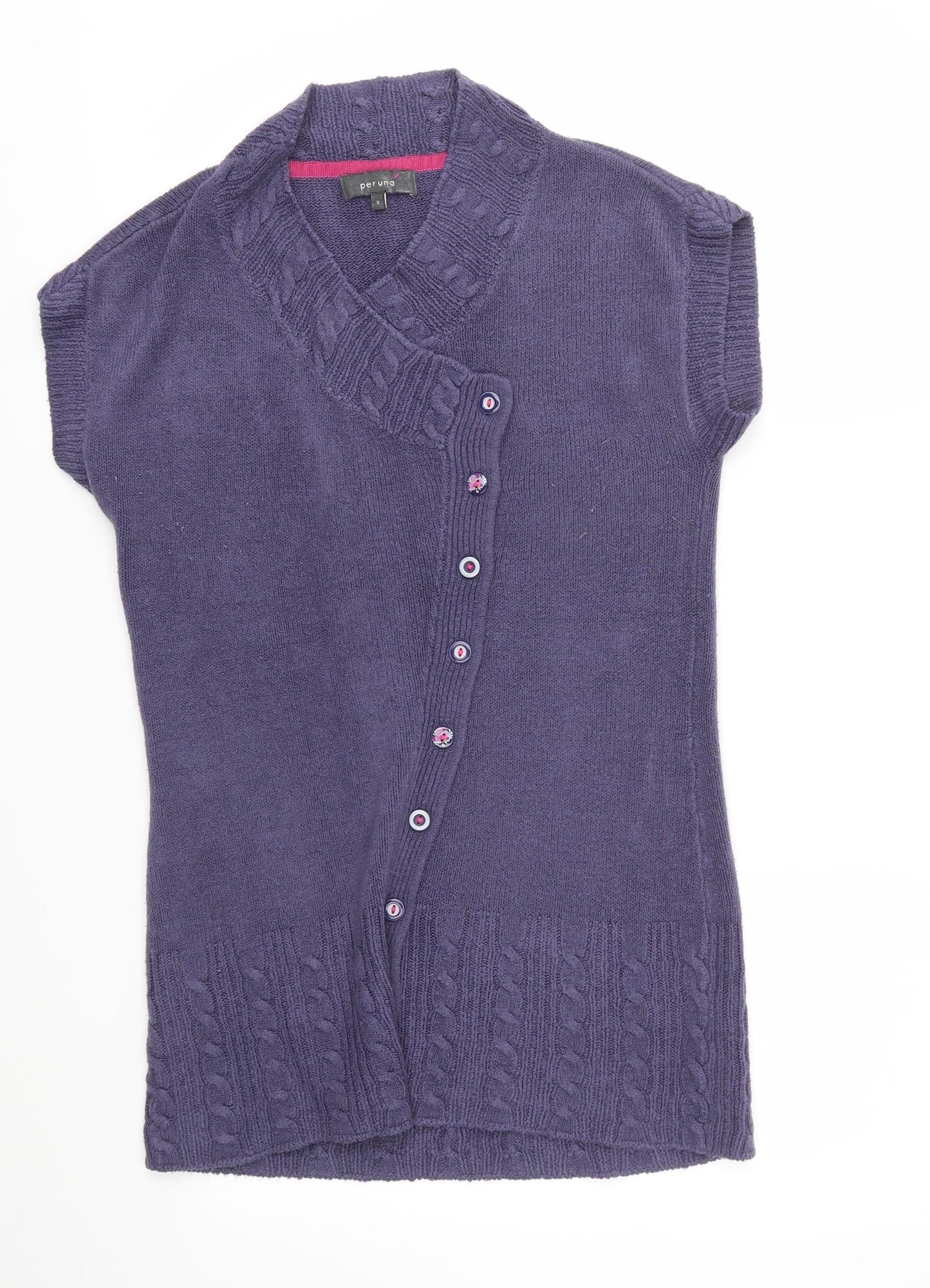 Womens UK Size S M&S Purple Pullover Jumper