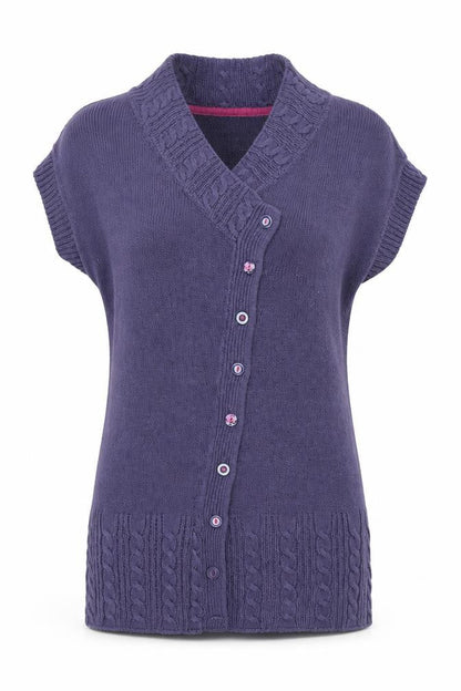 Womens UK Size S M&S Purple Pullover Jumper